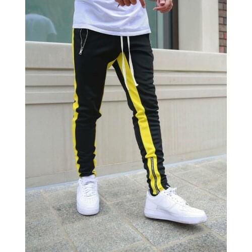 Mens Joggers Casual Pants Fitness Men Sportswear Tracksuit Bottoms Skinny Sweatpants Trousers Navy blue Gyms Jogger Track Pants