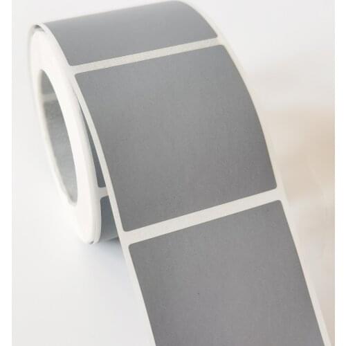 Scratch Off Sticker 500pcs 46x46mm Square Silver Blank Postcard Message Wedding Game Cover Film