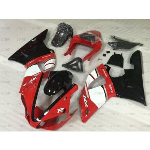 YZFR1 2000 - 2001 Abs Fairing for YAMAHA YZFR1 2000 Full Body Kits YZFR1 2001 Red White Black Body Kits