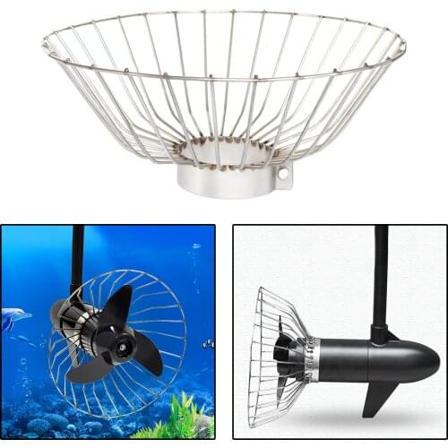 Propeller Net Cover Guard Fishing Boat Canoe Propulsion Motor Cage Protector