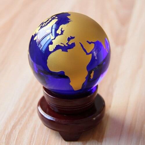 80mm 3.1inch 1pcs Crystal Ball Wholesale With Wooden Base/Crystal Base Quartz Glass Ball Spheres For Home Decoration