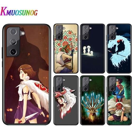 Princess Mononoke For Samsung Galaxy S21 S10 S10E S19 S8 S7 S6 Note 20 10 9 8 Plus Pro Edge Ultra Soft Phone Case