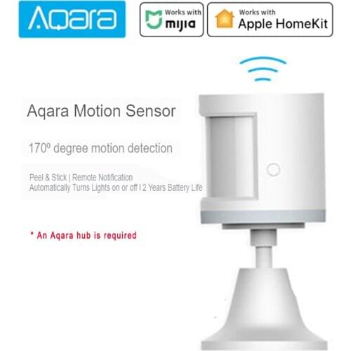 Aqara Human Body Sensor ZigBee Movement Motion Security Wireless Connection Light Intensity Gateway 2 Mi home APP For Smart Home