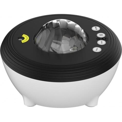 Dynamic Flowing Projection Lamp Multifunctional Projection White Noise Projection Lamp Music Player Decoration Bedroom Home