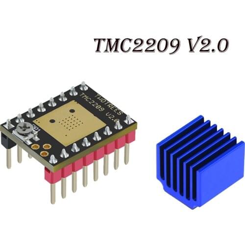 TMC2209 V2.0 Stepper Motor Driver TMC2208 UART Driver 2.8A 3D Printer Parts VS TMC2130 TMC5160 For SKR V1.3 mini E3