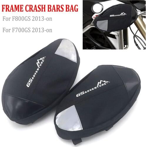 F800GS F700GS Frame Bag Motorcycle Upper Crash Bars Bags FOR BMW F 800 GS F 700 GS 2013-on 2014 2015 2016 2017 2018 2019 2020