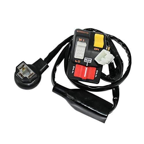 JDLLONG L/H Combination Switch 35200-HB9-020 Fits Honda TRX250R 1986-1989 Start/Light ON/OFF/HI/LOW