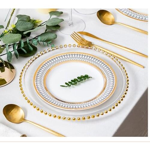 Creative Ceramic Phnom Penh Nordic Western-style Western Dinner Plate Hotel Tableware Set Household Dinner Plate Steak Plate