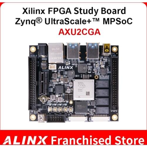 ALINX AXU2CGA: Xilinx Zynq UltraScale+ MPSoC XCZU2CG FPGA Development Board Vitis-AI DPU 1GB DDR4