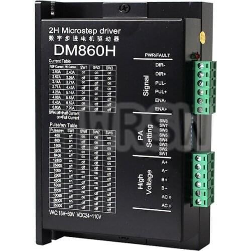 DM860H Microstep Stepper Motor DriverMotor Brushless For 57 86 Stepper Motor Nema 23 34 instead of DMA860H MA860H