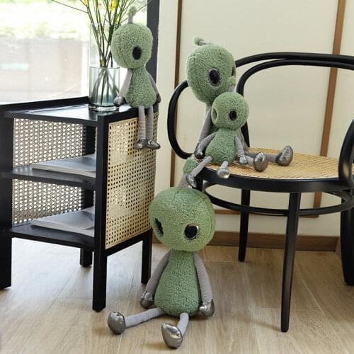 Kawaii Plushie Alien Toys Stuffed ET Doll Plush Toys for Girls Kids Birthday Present Home Decor Christmas Gifts