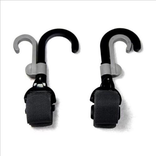 Solid Baby Cart Hook 2 Pieces General Baby Trolley Parts 360 Degree Umbrella Hooks For Babies Stroller