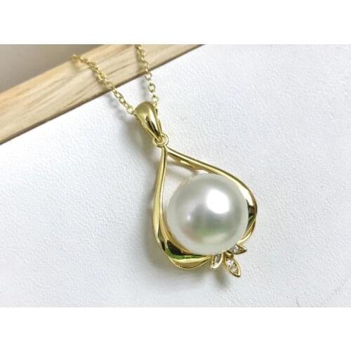 New 925 Sterling Silver Pendant Base Settings Mountings Findings Parts for Pearl Beads Crystal Jade Agate 5pcs/lot