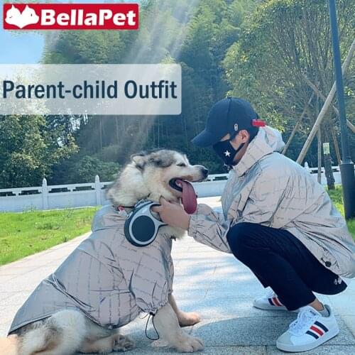 Reflective Dog Clothes for Medium Large Dogs Fashion Luxury Dog Clothes Jacket Pet Product Dog Accessories Husky Pitbull