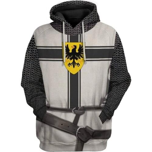 Medieval Teutonic Knights 3D Printed Hoodie Men/Women Casual Streetwear Pullover Jacket