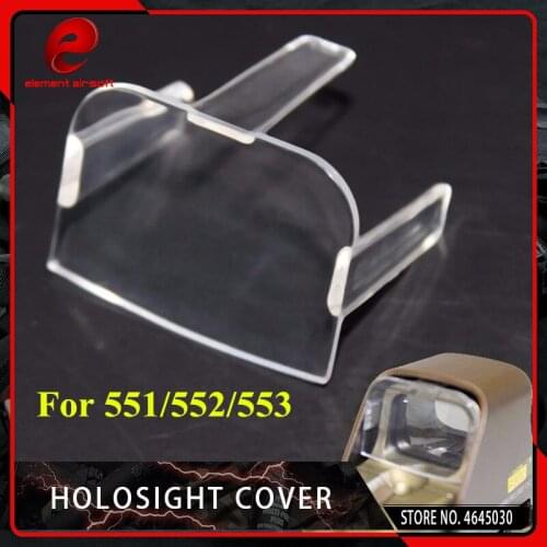 Element Airsoft Tactical Scope Red Green Dot Sight Lens Holosight Dust Protect Baffle Cover for 551 552 553 557 Type Paintball