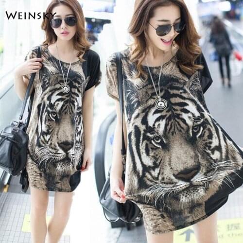 Oversized T-Shirt 2019 Women Summer And Autumn O-Neck Casual Style Short Sleeve Long T-Shirt Korean Hipster Tops