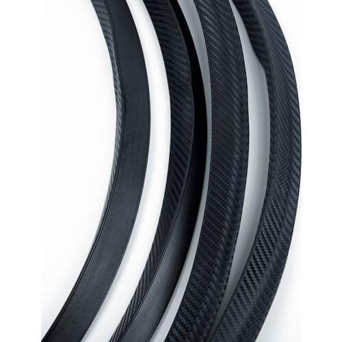 4Pcs Wheel Eyebrows protector Accessory Black Carbon Fiber look Cover Fender Flare