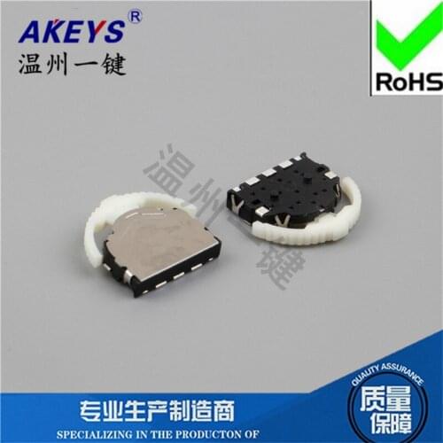 5 Pcs Large head dial multi-function switch reset switch high quality five-way switch FT-009 white handle LY-K3-01