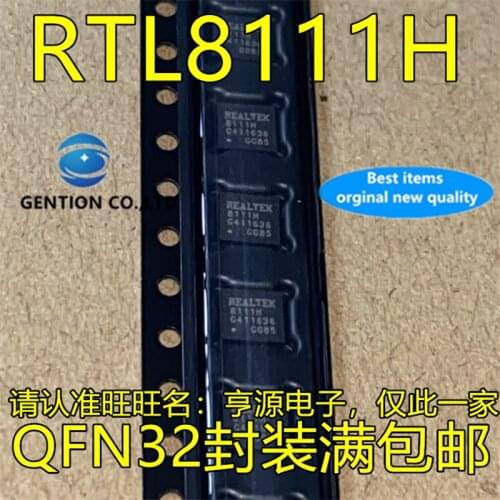 5Pcs RTL8111 RTL8111H RTL8111H-CG 8111H QFN in stock 100% new and original