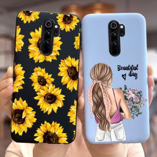 For Xiaomi Redmi Note 8 Pro Case Colorful Flowers Soft Slim Phone Cover For Xiaomi Redmi Note 8 Pro Note8 Pro Shockproof Bumper