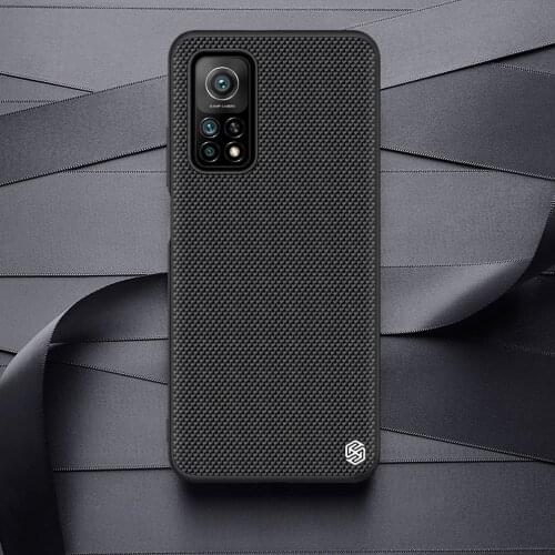 For Xiaomi MI 10T 5G / MI 10T Pro 5G Case Nillkin Textured Nylon Fiber Durable Non-slip Back Cover For Xiaomi MI 10T Lite 5G