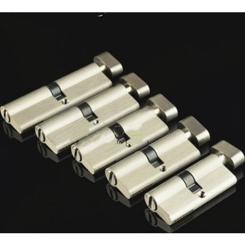 Door Hardware 60 70 80 90mm Security Copper Door Lock Cylinder Interior Bedroom Living Lock Handle Brass Key Locking