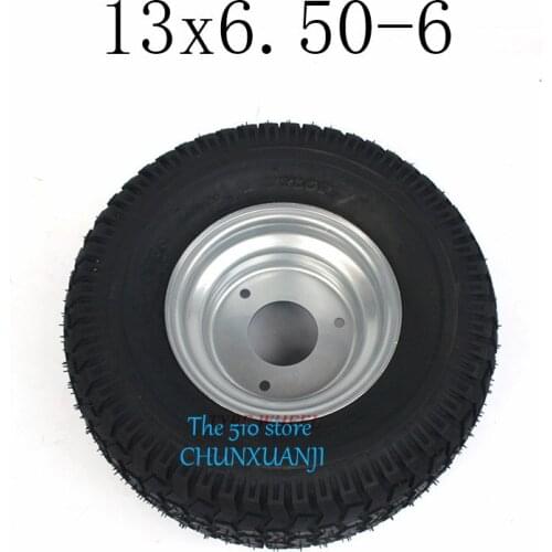 Hot Sale Good Reputation GO KART KARTING ATV UTV Buggy 13X6.50-6 Inch Wheel 13*6.50-6 Tire with Hub
