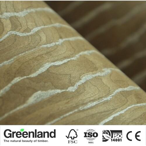 GREENLAND New Design Special Brown Engineered Wood Veneers size 250x58CM Boat Decking Guitar