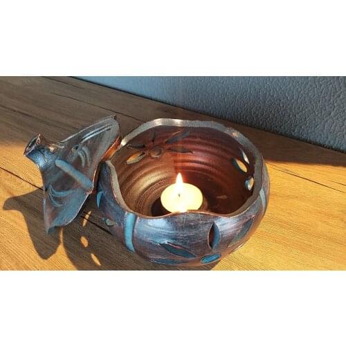 CERAMIC HANDMADE DECORATIVE CANDLE holder