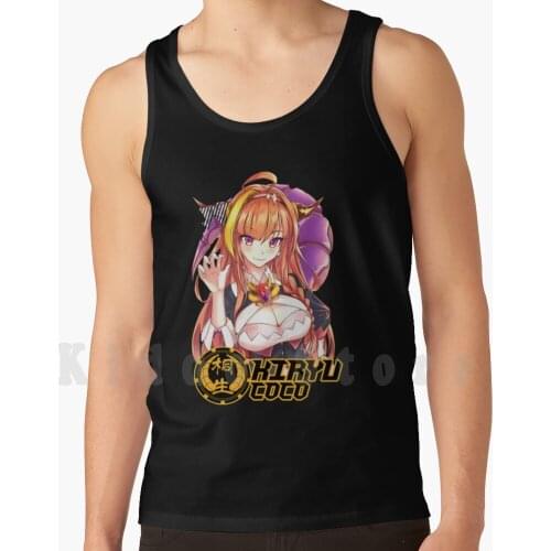 Hololive - Kiryu Coco tank tops vest sleeveless Kiryu Coco Hololive Hololive Jp Holo Live Hololive Production Anime