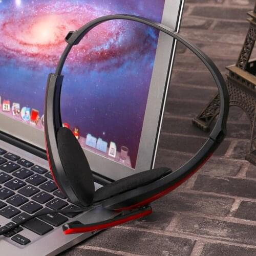 Red/Blue Universal Computer Laptop PC Headphone Ergonomic Design 3.5MM Wired Playing Game Headset gaming headset earphones