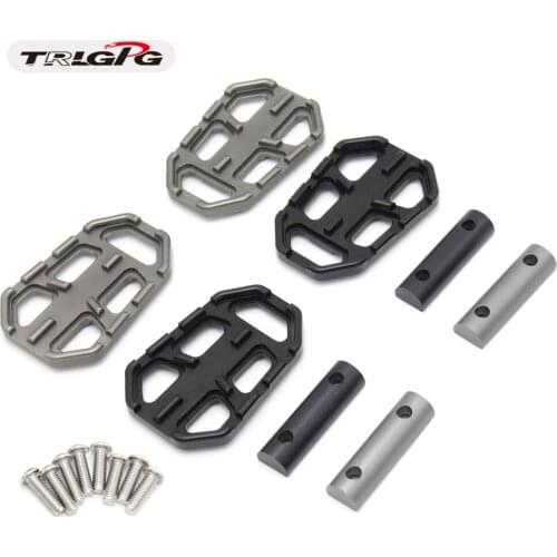 CNC Billet Wide Footrest Pedal Rest Footpegs For BMW F80GS F750GS G310GS R1200GS S1000XR New T Wheelbarrow R New Urban T / GS
