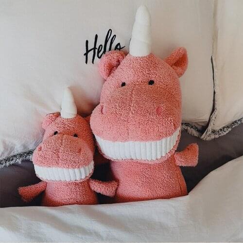 Instagram Sakura Pink Warm Unicorn Dreamy Plush Toys Kids Smoothing Doll Photograph Decor Laugh Out Loud Adorable Expression