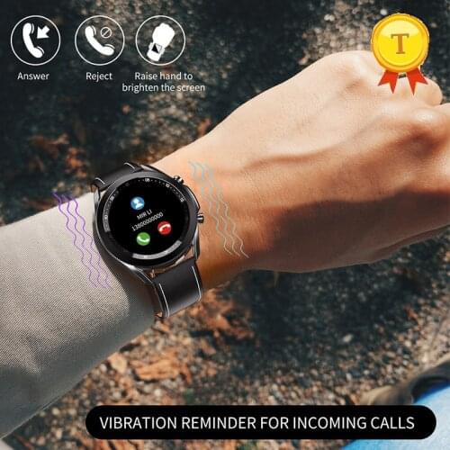 Round screen sport Smartwatch Bluetooth Call Music Control IP68 Waterproof Women Men Smart watch Sleep Heart Rate blood pressure