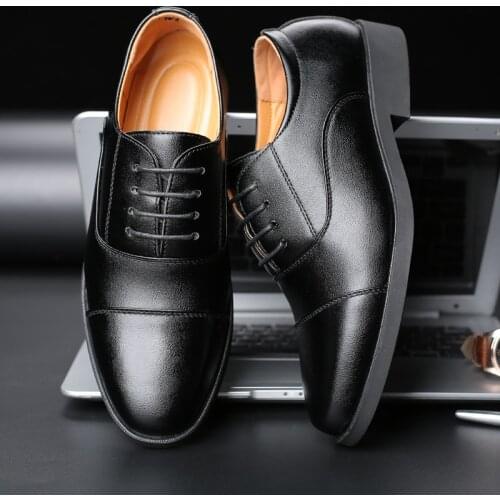 Business Dress Men Formal Shoes Wedding Pointed Toe Vogue PU Leather Shoes Flats Oxford Shoes For Men yuj7
