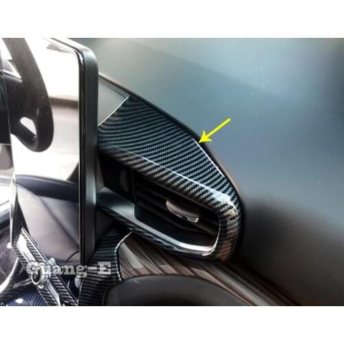 Car Body Styling Cover Switch Vent Outlet Air Condition Panel Trim Frame Stick Warm Parts For Ford Explorer U625 2019 2020 2021