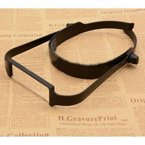 Headband Magnifier Head Mounted Magnifying Glass with 4 Acrylic Lens (1.6X, 2X, 2.5X, 3.5X) Senior Reading Magnifying Glasses