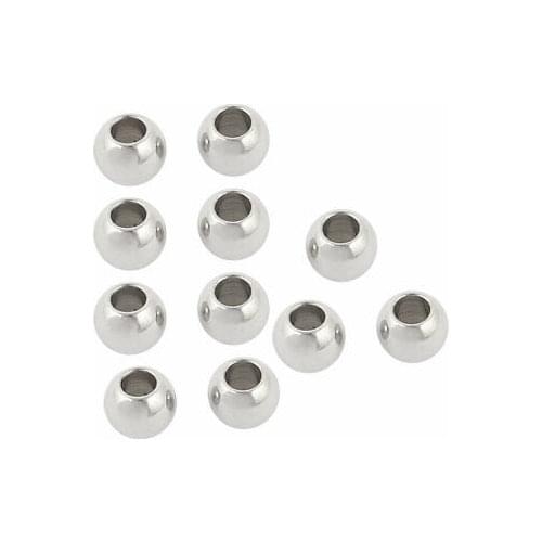 Bike Stainless Steel Balls Bearing Drilling Trimming Ball Silver Tone 6mm/0.2" Diameter