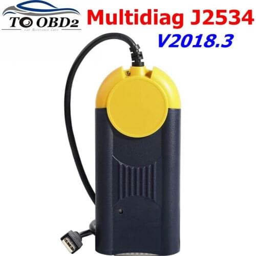 High quality V2018.3 Multi-Diag Access J2534 Pass-Thru OBD2 Device VCI Diagbostic Tool multidiag MultiDiag Multi-Diag 2018.3