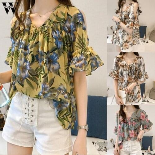 Womail Womens Chiffon Blouses