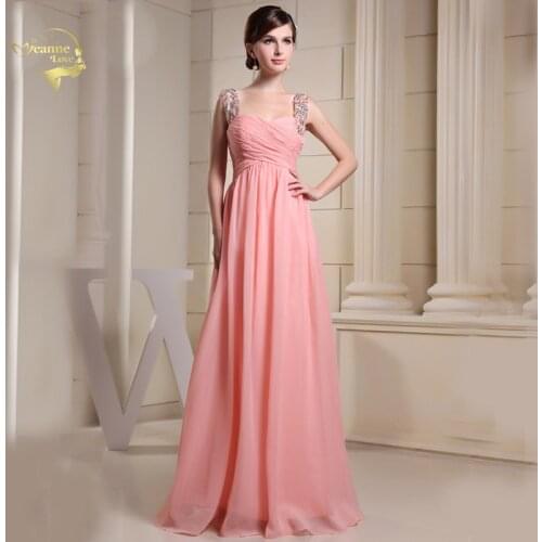 Jeanne Love Evening Dress 2020 New Design Fashion Vestido De Festa Chiffon Formal Long Evening Dresses Robe De Soiree T1U87