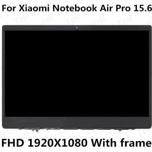 Original 15.6''For Xiaomi Mi Notebook Pro FHD 1920X1080 LCD Assembly Display Panel Screen+Front Glass+Bezel (No Touch)