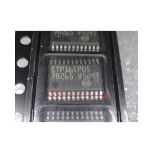 10pcs/lot STP16CP05XTTR TSSOP24 STP16CP05 Low voltage 16-bit constant current LED sink driver In Stock