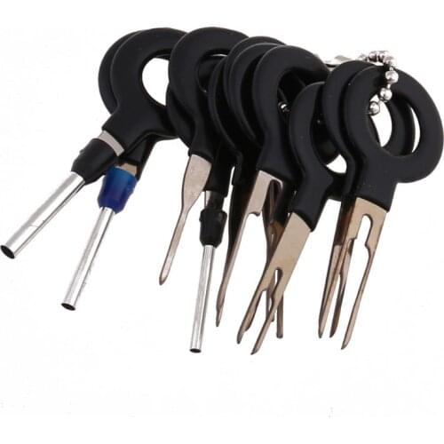 11 Pcs Car Terminal Removal Tool Kit Wiring Connector Pin Release Extractor