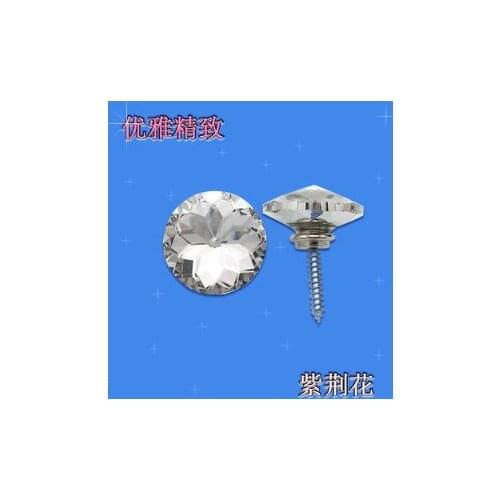 A1 20MM Crystal glass soft bag crystal button sofa bedside KTV background wall drill button decorative button DIY button