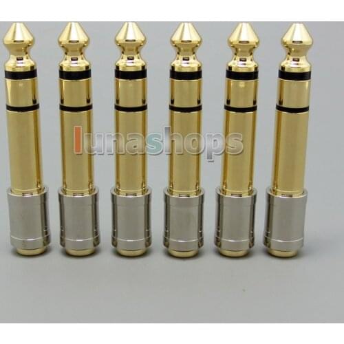 LN004912 6.35mm 6.5mm Male To 3.5mm Female Converter Adapter For Sennheiser hd598 HD558 HD518 Headphone