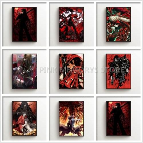 Diamond Painting 5D Anime Poster Hellsing Alucard Alexander Anderson Wall Art Mosaic Picture Cross Stitch Living Room Decoration
