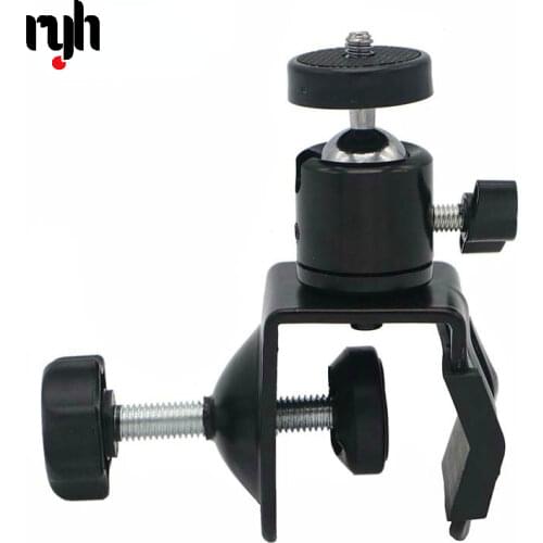 GloryStar C-Clamp Camera Mount 360 Degree Swivel Ball Head with 1/4 Screw for DSLR Photography Photo Studio Light Stand