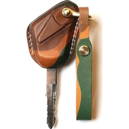 Motorcycle Key Case Cover Shell Cover Leather For Kawasaki Z1000 Z1000SX ZX-14R GTR1400 Versys 650 ER6N Motorcycle Accessories